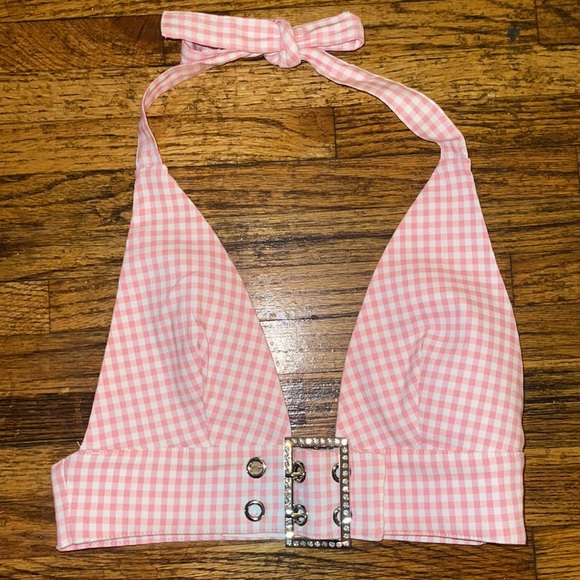 NWOT Pink buckled bralette Size small - Picture 14 of 16